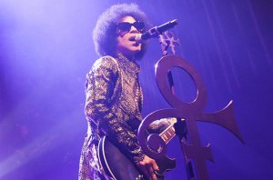 Prince performs during the 'HitnRun' tour at The Fox Theatre on April 9, 2015 in Detroit, Michigan.